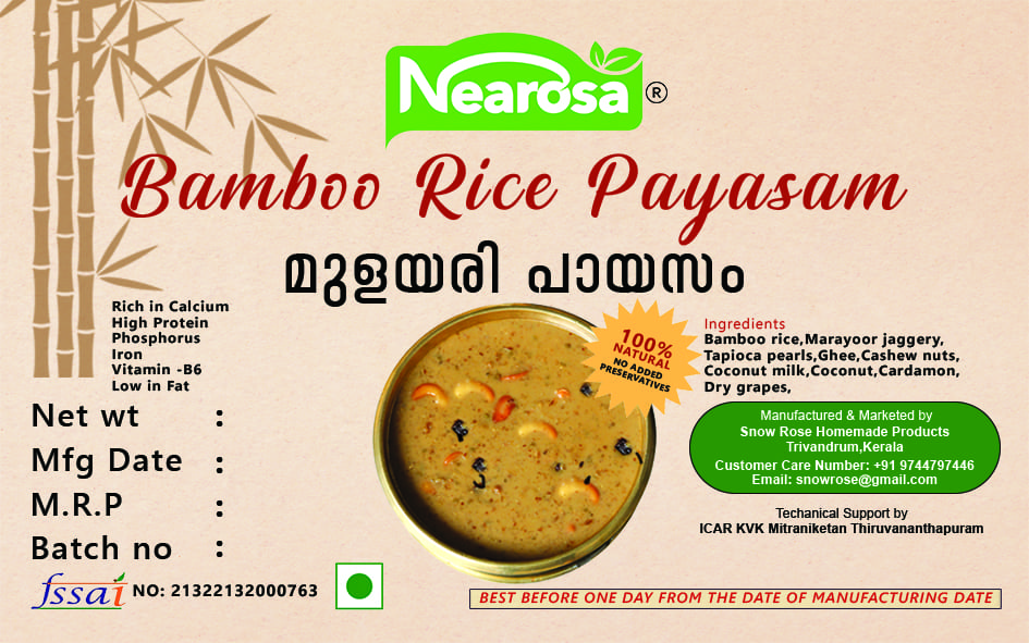 Bamboo Rice Payasam